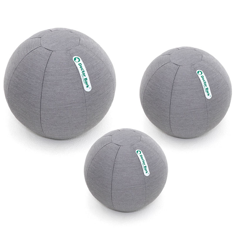 Doctor Bark Toy Ball Lichtgrijs