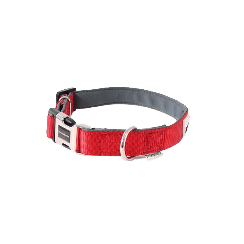 Doodlebone Bold Gew. Halsband Rood